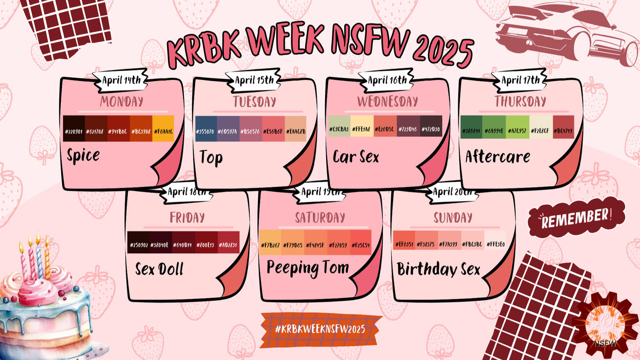 KRBK Week NSFW Prompt Graphic